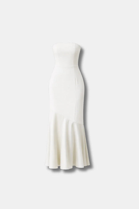 Guendolina Vestido Fiona en color beige - Quierox - Tienda Online
