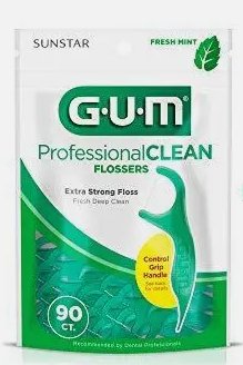 GUM - Hilos de hilo dental limpia profesional extra fuerte Elige, fresco como nuevo, 90ct. - Quierox - Tienda Online