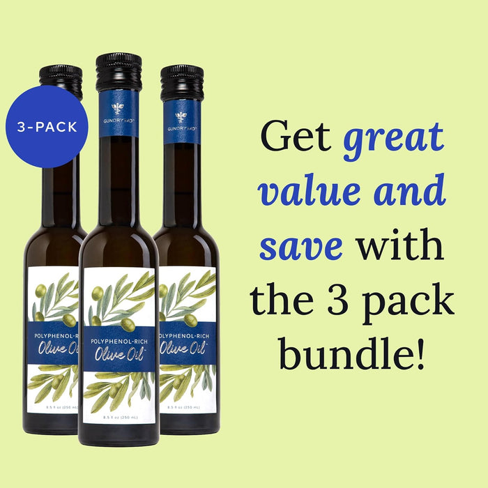 Gundry MD Aceite de Oliva Orgánico Extra Virgen Primera Prensa Fría Marroquí Rico en Polifenoles (Aceite de Oliva) - Quierox - Tienda Online