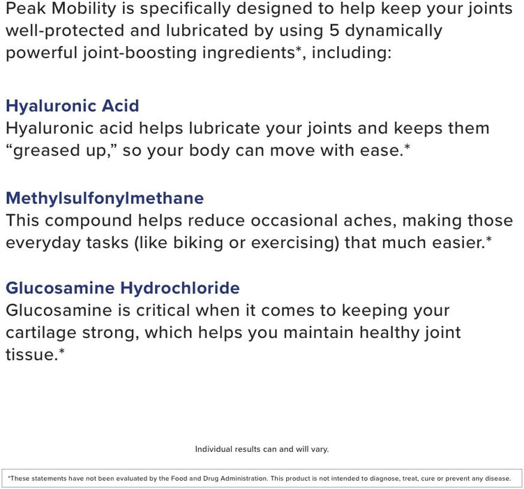Gundry MD® Peak Mobility Plus Fórmula avanzada de apoyo para articulaciones y flexibilidad - Quierox - Tienda Online