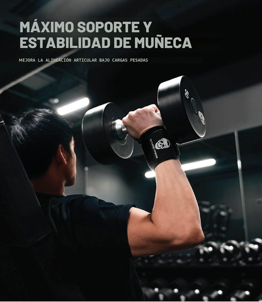 Gymreapers Muñequeras de levantamiento de pesas de calidad profesional - Quierox - Tienda Online