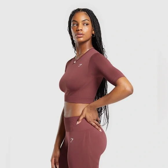 GYMSHARK Top corto sin costuras NWT Everyday - Quierox - Tienda Online