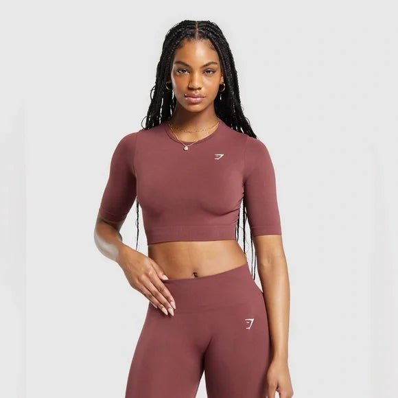 GYMSHARK Top corto sin costuras NWT Everyday - Quierox - Tienda Online