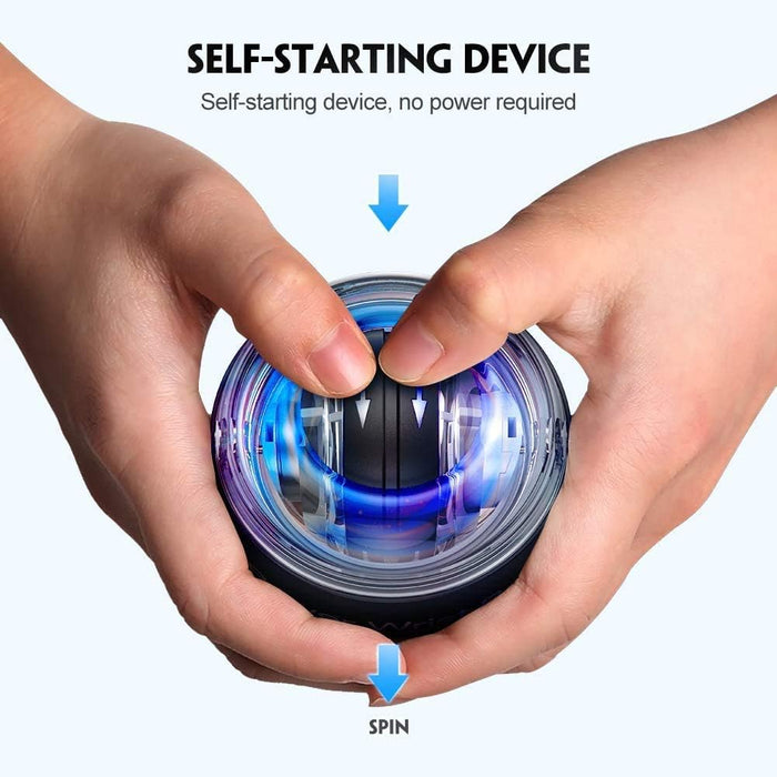 Gyro apretón de la mano del fortalecedor de la muñeca del antebrazo ejercitador - Quierox - Tienda Online