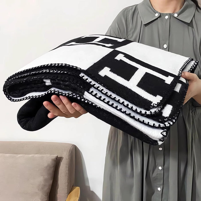 H Blanket - Manta suave y cómoda, adecuada para sofá y sala de estar - Quierox - Tienda Online