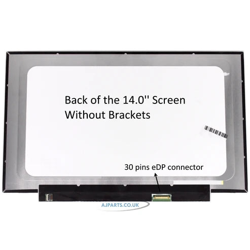 Pantalla de repuesto para portátil NV140FHM-N4X V8.0 de 14" con LED LCD mate FHD IPS