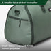 Halfday Bolsas de lona convertibles para ropa, Cactus, Original, 40l - Quierox - Tienda Online
