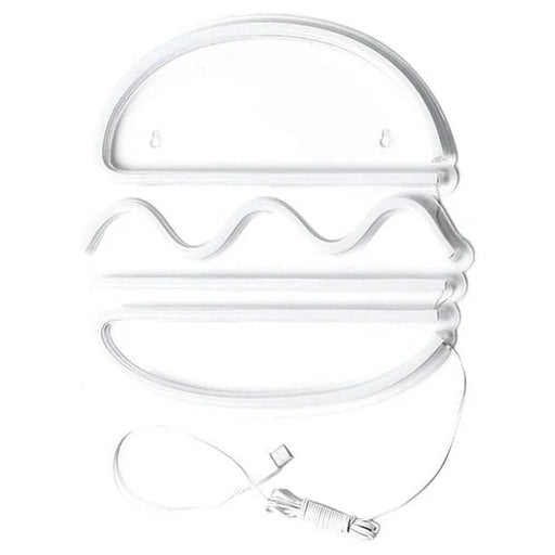 Hamburguesa Letrero de Luz de LED Decoración de pared, Señal de luces de neón - Quierox - Tienda Online