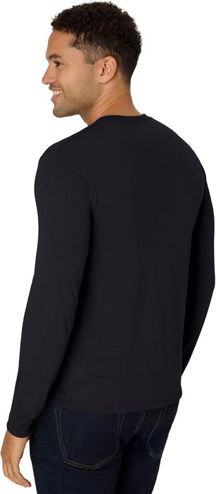 Hanes Originals Camiseta Henley de rizo francés para hombre, mangas largas - Quierox - Tienda Online