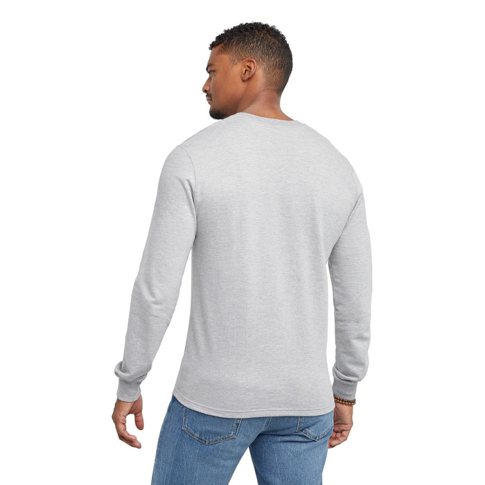Hanes Originals Camiseta Henley de rizo francés para hombre, mangas largas - Quierox - Tienda Online