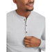 Hanes Originals Camiseta Henley de rizo francés para hombre, mangas largas - Quierox - Tienda Online