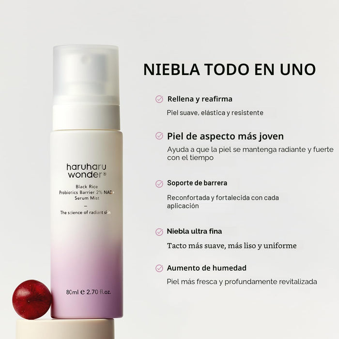 HARUHARU Wonder 2% NAD+ Serum Mist, Bruma ultrafina, hidratante y rellenante - Quierox - Tienda Online