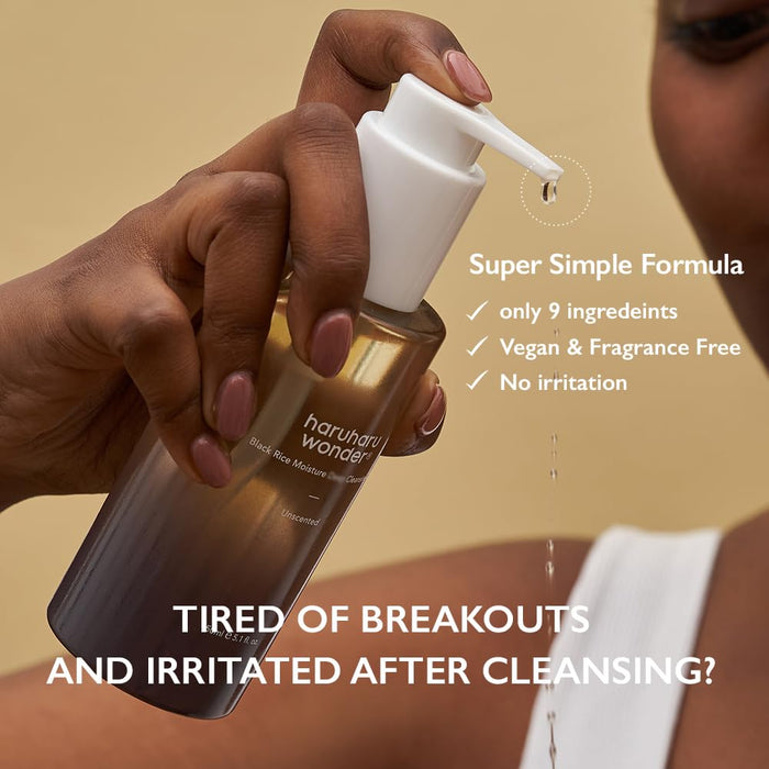 HARUHARU Wonder Aceite limpiador hidratante de arroz negro, tamaño de viaje, doble limpieza - Quierox - Tienda Online