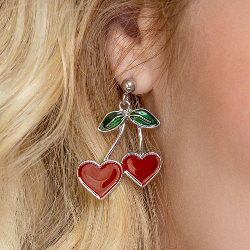 Hearts Valley Pendientes de cereza - Quierox - Tienda Online