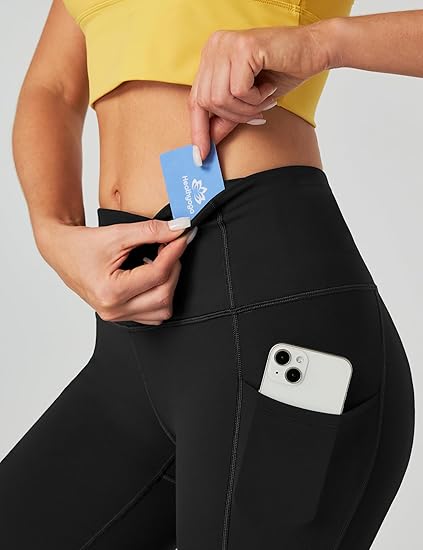 Heathyoga Mallas Capri para mujer de cintura alta con bolsillos - Quierox - Tienda Online