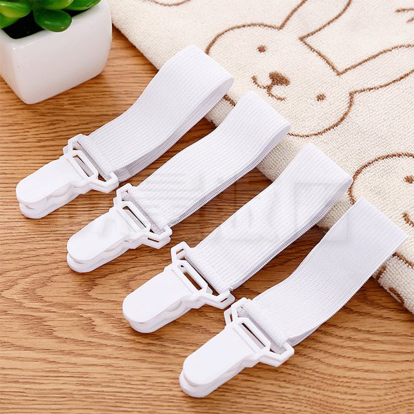 Hebilla de sábana, hebilla de fijación de sábana antideslizante, 4 piezas - Quierox - Tienda Online