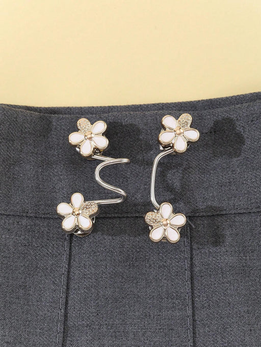 Hebilla metálica para mujer, ajustable, apta para pantalones y faldas, ideal para ropa informal - Quierox - Tienda Online