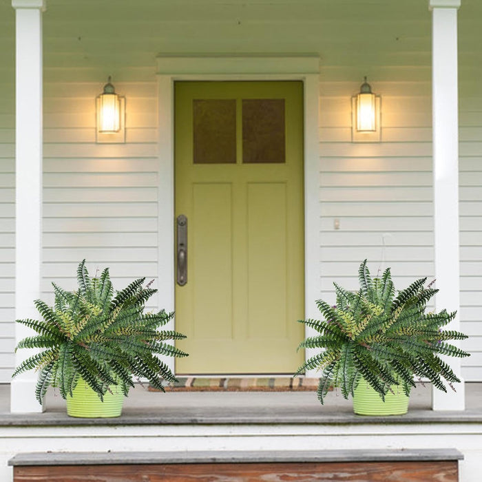 Helechos Artificiales al Aire Libre, Accesorios de Pared de Plantas Artificiales - Quierox - Tienda Online