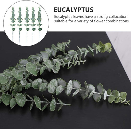 Hemoton 5 piezas de hojas de eucalipto artificiales de hojas de eucalipto - Quierox - Tienda Online