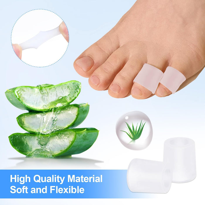 HEQXWL 24 protectores de silicona para dedos de los pies - Quierox - Tienda Online