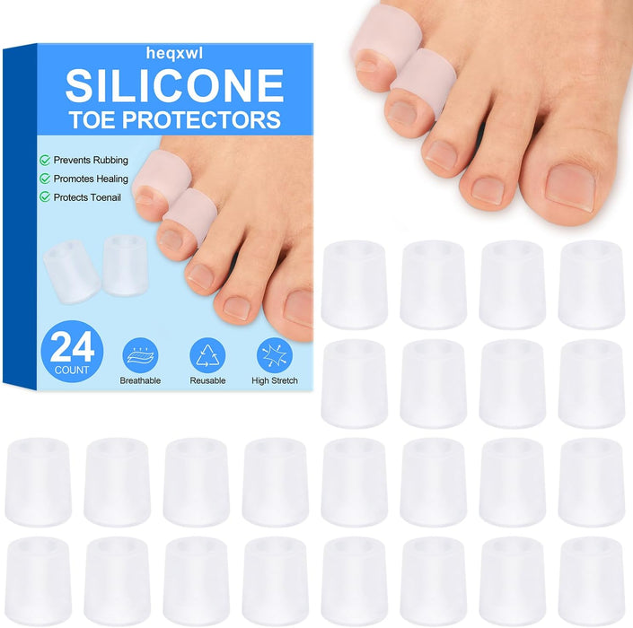 HEQXWL 24 protectores de silicona para dedos de los pies - Quierox - Tienda Online
