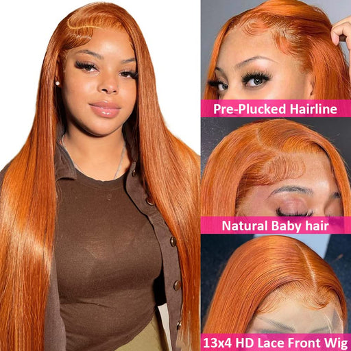 Hermosa Pelucas de cabello humano lacio con encaje frontal de 26 Pulgadas - Quierox - Tienda Online