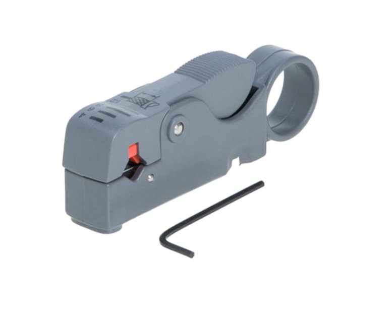Herramienta de corte de cable coaxial giratorio de lujo RG58 RG6 RG59 cuadrangular - Quierox - Tienda Online
