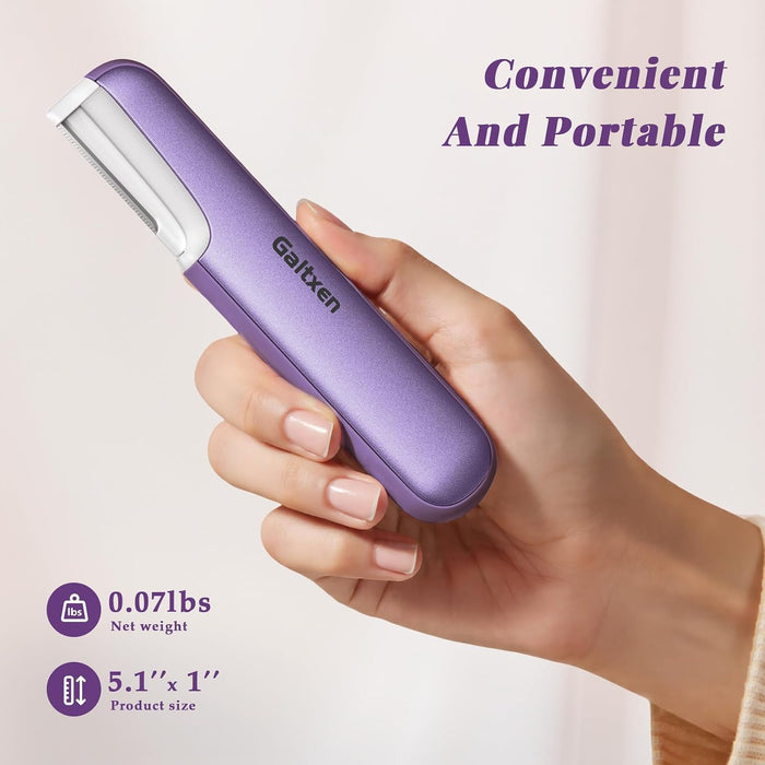 Herramienta de dermaplaning para mujeres, con tecnología Sonic Edge recargable - Quierox - Tienda Online
