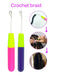Herramienta de gancho de cierre, aguja de ganchillo para microtrenzas y extensión, 4 Uds. - Quierox - Tienda Online