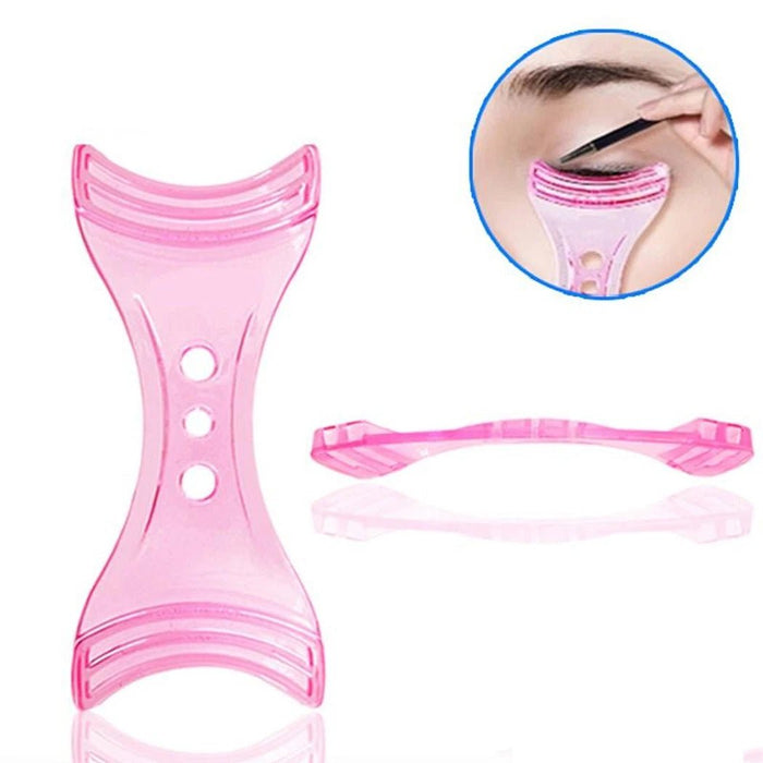 Herramienta delineadora de ojos, plantilla de guía de rímel rosa, para dar forma a las pestañas - Quierox - Tienda Online