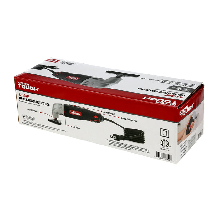 Herramienta oscilante multifunción con cable Hyper Tough de 2,1 A, velocidad variable - Quierox - Tienda Online