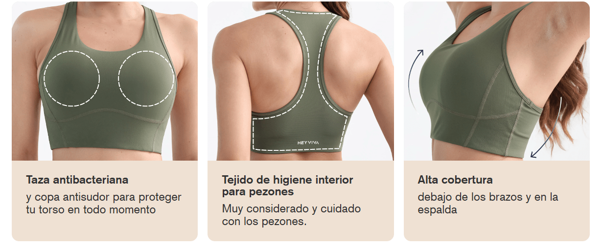 HEYVIVA Sujetador de tirantes de sujeción baja Delicate Care - Quierox - Tienda Online