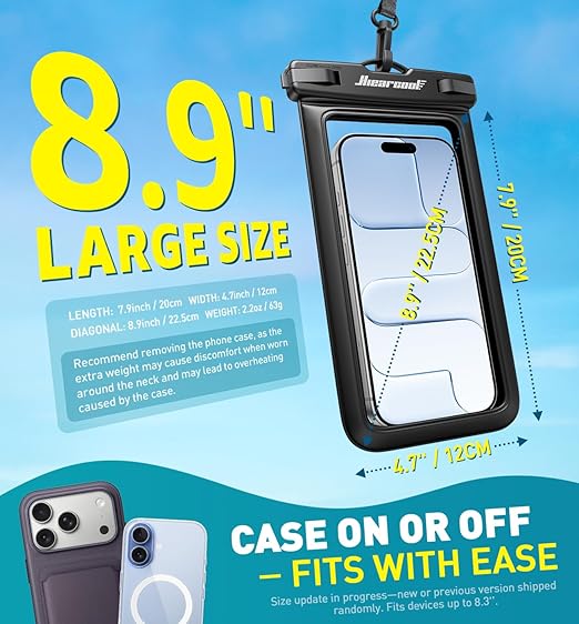 Hiearcool Funda impermeable para teléfono, funda universal - Quierox - Tienda Online