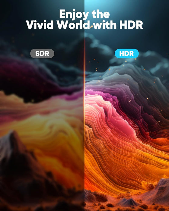 Highwings Cable HDMI corto 4K de 0.5 pies, Cable HDMI trenzado HDR 4K @60Hz - Quierox - Tienda Online