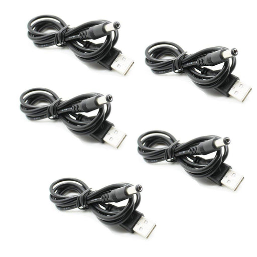HiLetgo Cable de alimentación USB 2.0 A macho a CC 0.217x0.083 in - Quierox - Tienda Online