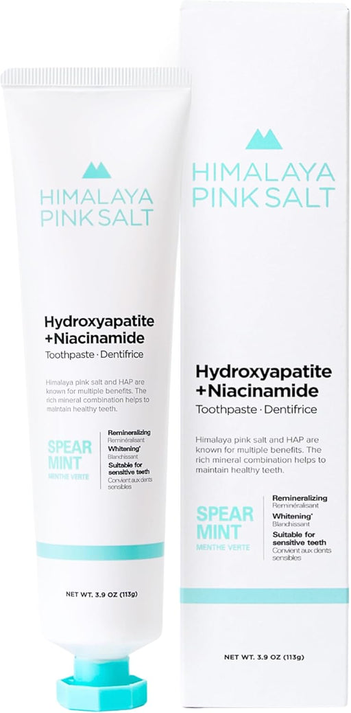 HIMALAYA PINKSALT Pasta de dientes hidroxiapatita sin flúor con niacinamida - Quierox - Tienda Online