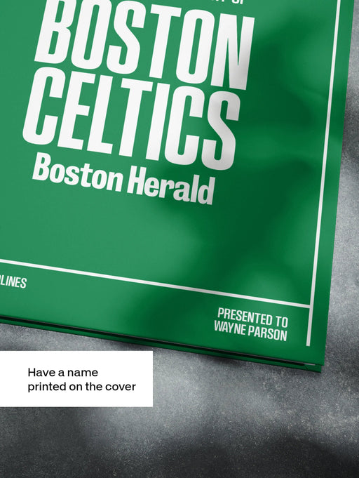 Historic Newspapers La historia del baloncesto de los Boston Celtics (edición Boston Herald) - Quierox - Tienda Online