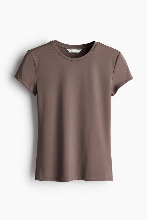 H&M Camiseta ajustada de microfibra - Quierox - Tienda Online