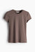 H&M Camiseta ajustada de microfibra - Quierox - Tienda Online