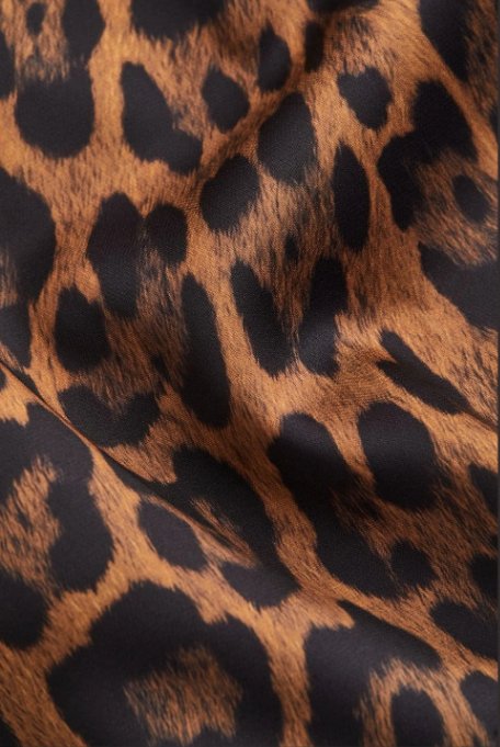 H&M Falda casual de leopardo en marrón oscuro - Quierox - Tienda Online
