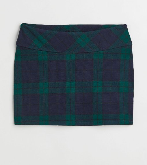 H&M Minifalda de jersey elástico con talle bajo - Quierox - Tienda Online