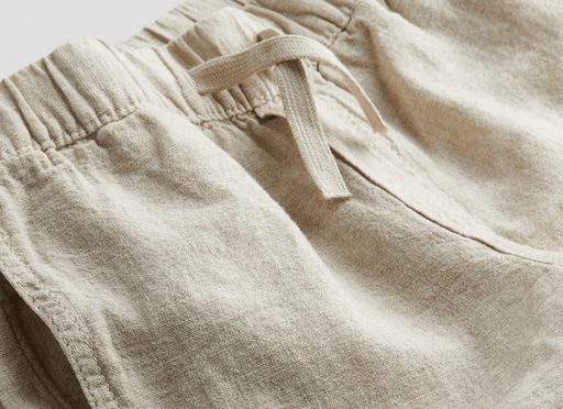 H&M Pantalones cortos de mezcla de lino con cinturilla elástica - Quierox - Tienda Online