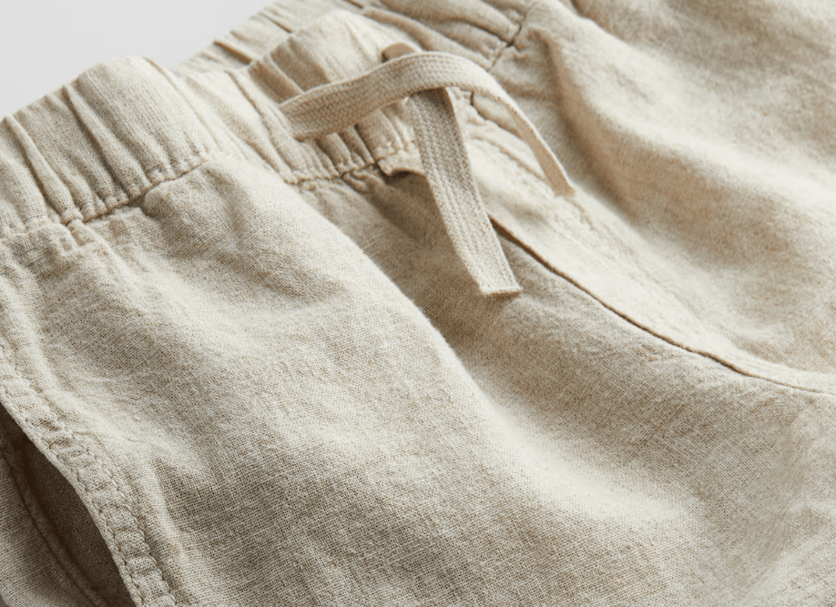 H&M Pantalones cortos de mezcla de lino con cinturilla elástica - Quierox - Tienda Online