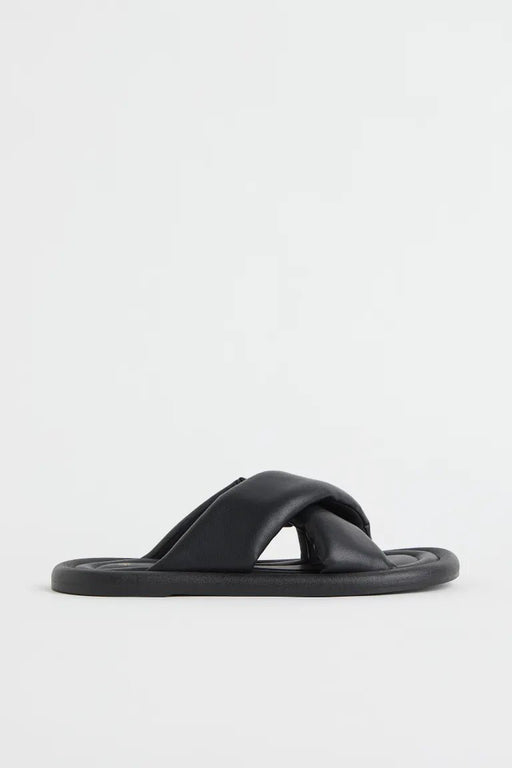 H&M Pantuflas con puntera abierta, tiras cruzadas en los pies y suela estampada - Quierox - Tienda Online