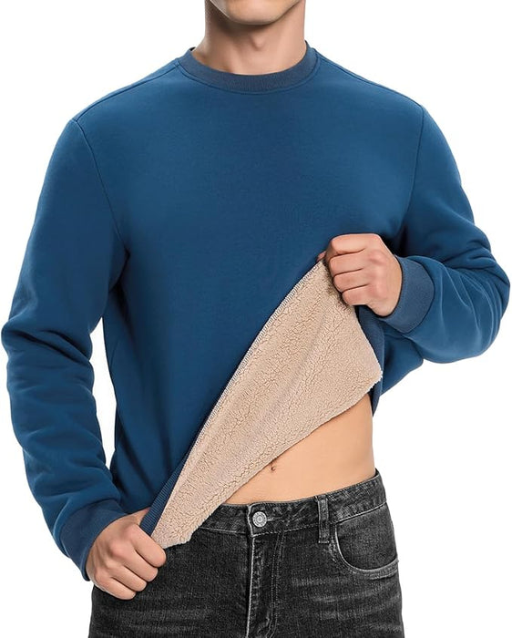 HODOSPORTS Sudaderas con cuello redondo y forro de sherpa para hombre - Quierox - Tienda Online