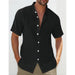 Hombre camisa de lino Camisa Guayabera - Quierox - Tienda Online