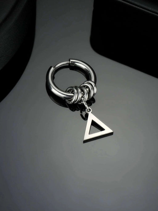 Hombres 1 pieza Arete triángulo accesorio - Quierox - Tienda Online