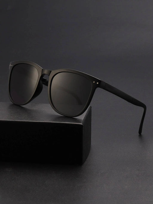 Hombres Gafas de sol plegables de detalle de remache de moda - Quierox - Tienda Online