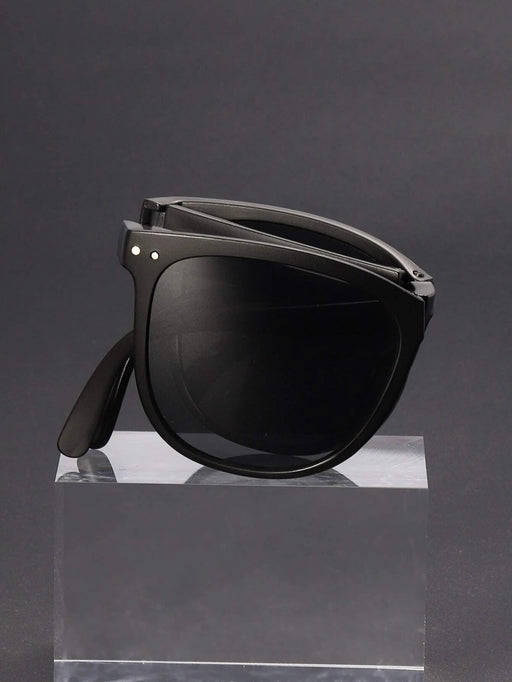 Hombres Gafas de sol plegables de detalle de remache de moda - Quierox - Tienda Online