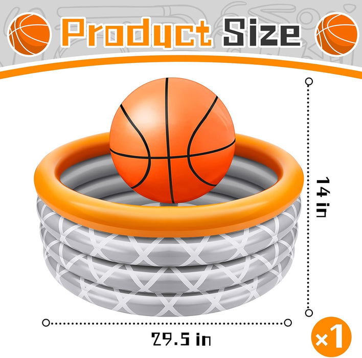 Honoson Enfriador inflable de baloncesto para fiestas, suministros de baloncesto, deportes, fiestas temáticas de 2 unidades - Quierox - Tienda Online